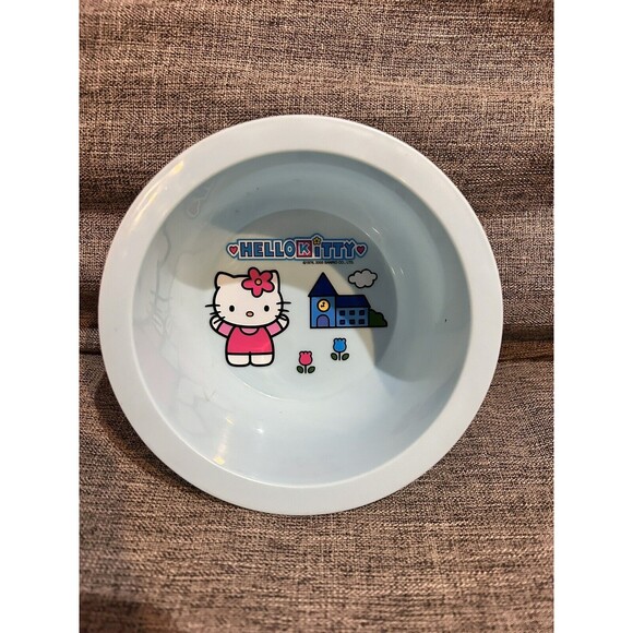 Home Presence Hello Kitty Bowls Set of 6 Light Blue Plastic 2005 - Picture 4 of 4